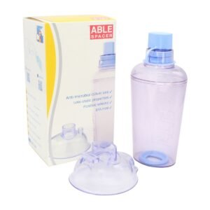 Able Spacer with Whistle Mask (Inhaler Spacer)