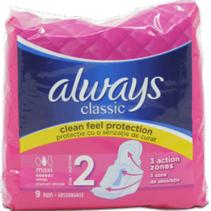 Always Classic Maxi Wings 9 Pack