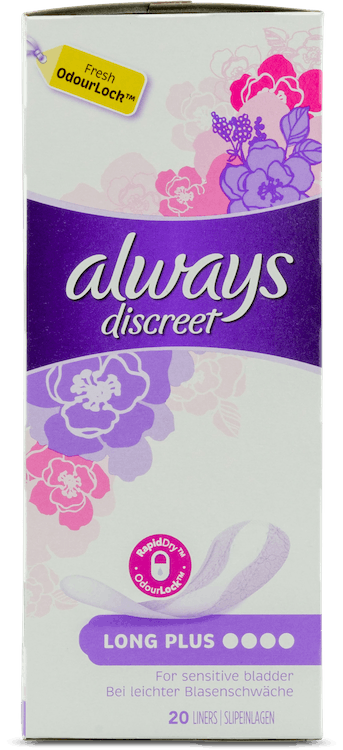 Always Discreet Plus 20 Liners