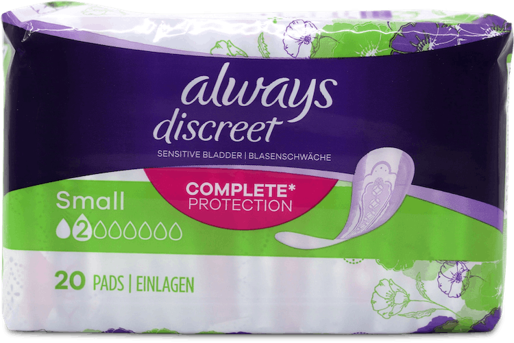 Always Discreet Small 20 Pads