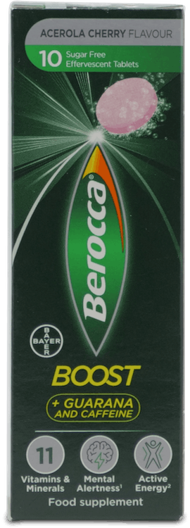 Berocca Boost with Guarana Cherry Flavour 10 Tablets