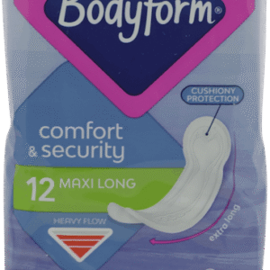 Bodyform Comfort & Security Heavy Flow Maxi Long 12 Pack