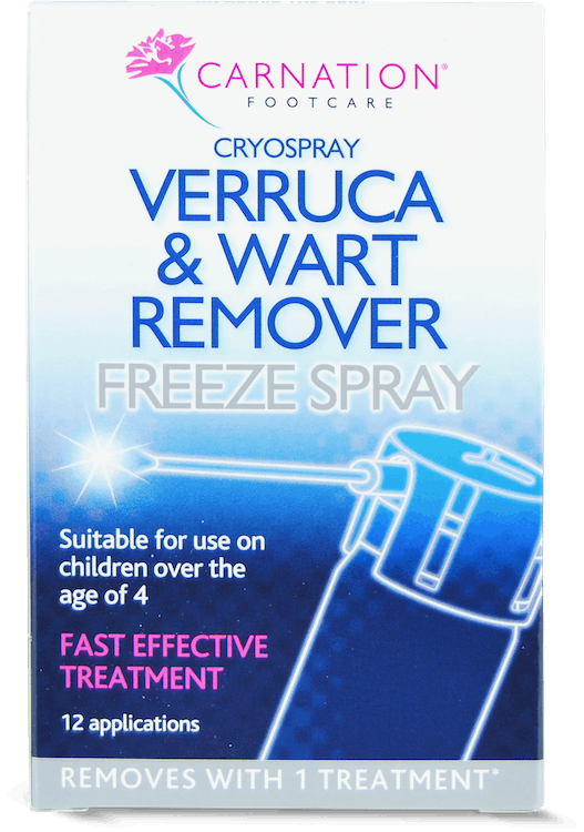 Carnation Verruca and Wart Remover Freeze Spray 50ml