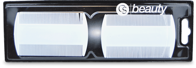 CS Beauty Nit Comb 2 Pack