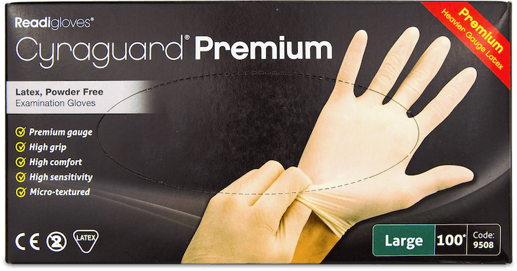 Cyraguard Premium Gloves Large 100 Pack