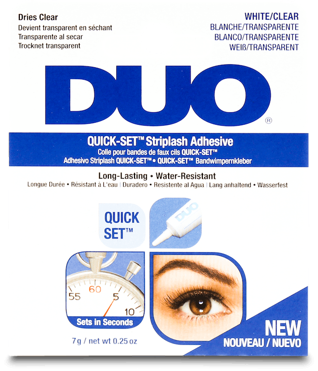 Duo Quick-Set Striplash Adhesive White/Clear 7g