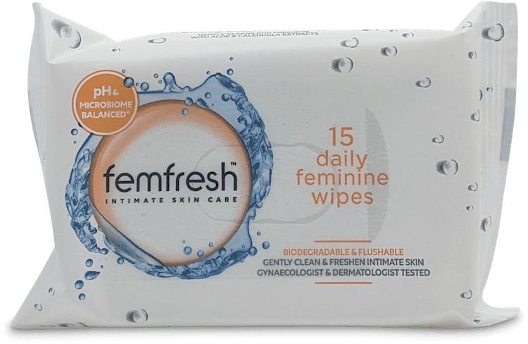 Femfresh Feminine Intimate Wipes (15 Pack)