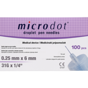 Microdot Droplet Pen Needles  (31G 6mm)