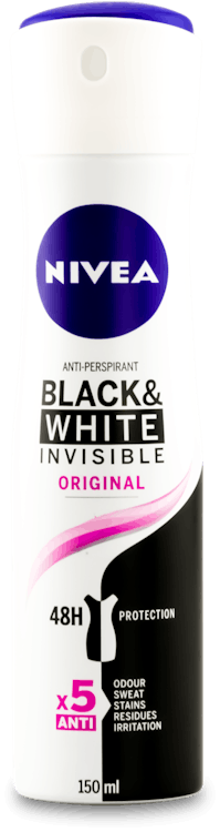 Nivea Black & White Antiperspirant Deodorant Spray 150ml