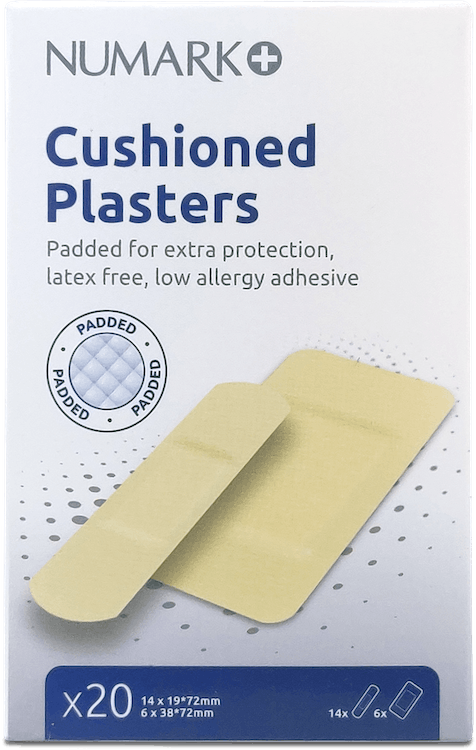 Numark Cushioned Plasters 20 Pack